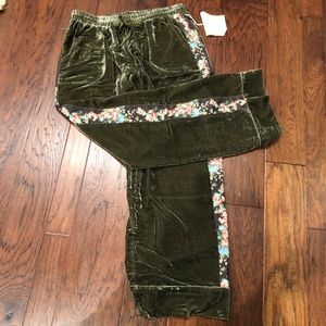 Aratta Velvet drawstring pants NWT